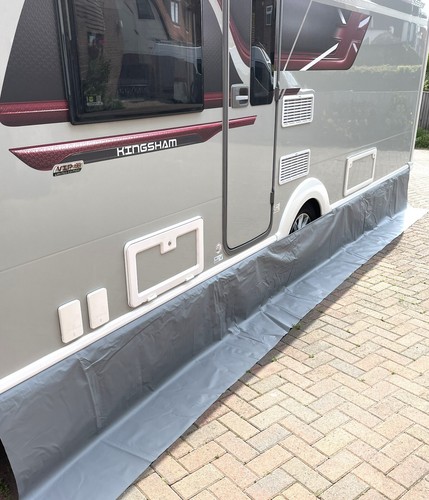 Caravan awning draught - caravan,